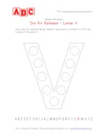 Dot Art Alphabet Worksheets | All Kids Network