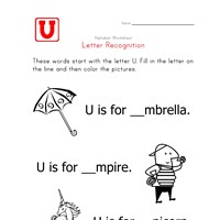 Letter Recognition - Complete Words | All Kids Network