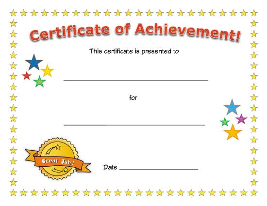 40-fantastic-certificate-of-completion-templates-word-pertaining-to-blank-certificate-of