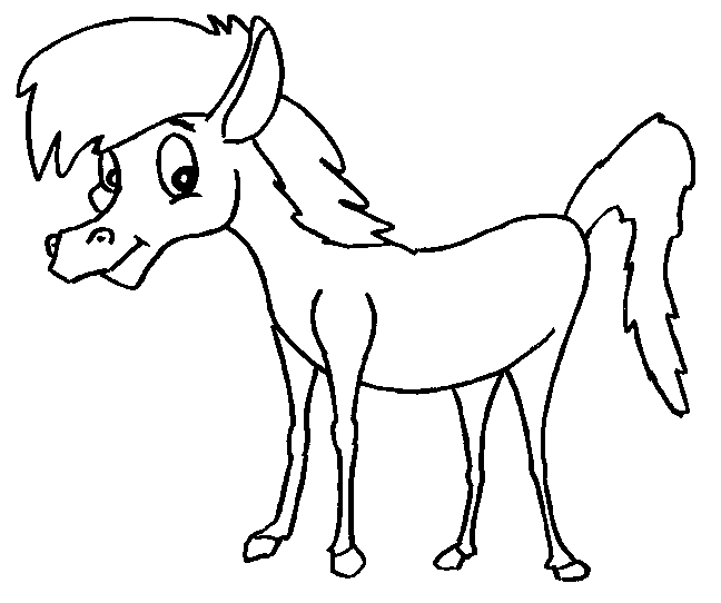 baby horses coloring pages - photo #32