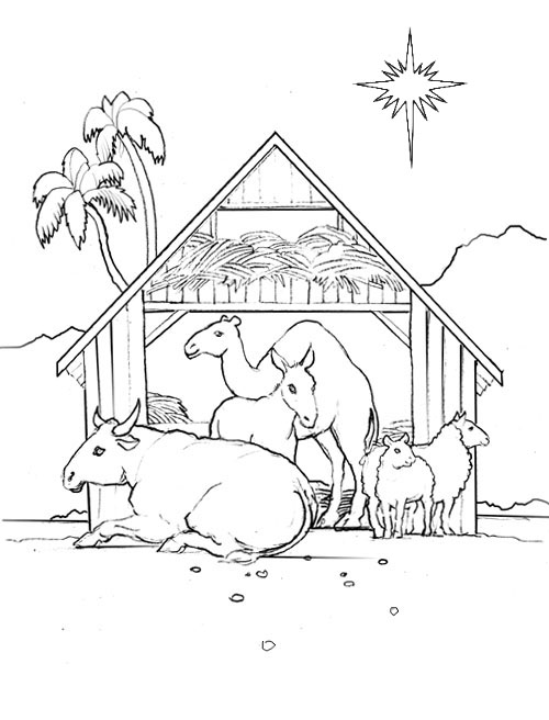 christmas clipart stable - photo #36
