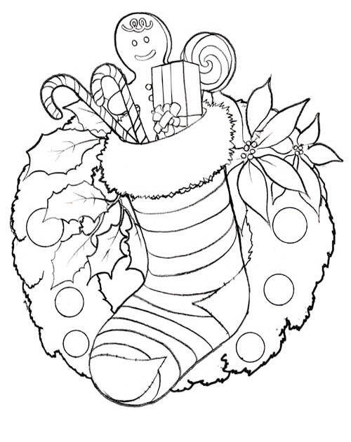 Christmas Coloring Pages  Print Christmas Pictures to 