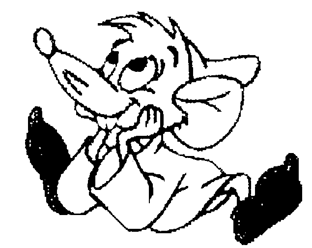 Cinderella Coloring Page - cinderella mouse | All Kids Network