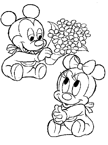 baby disney character coloring pages - photo #36
