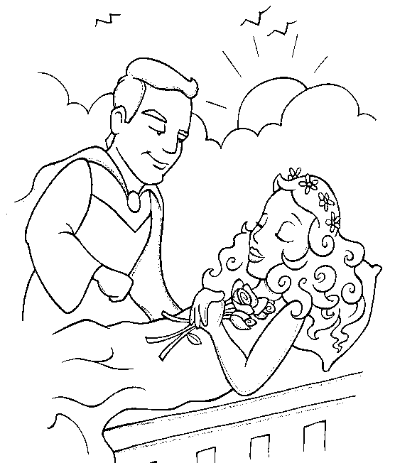 fairy tale coloring book pages - photo #33