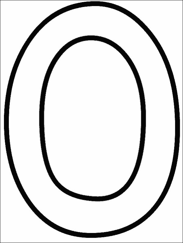 Numbers Coloring Pages - Print Numbers Pictures to Color at