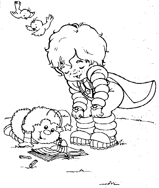 Rainbow Brite Coloring Page