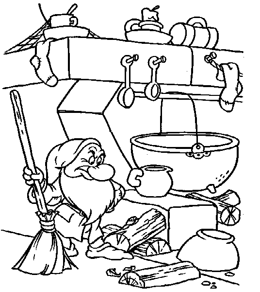 snow white coloring pages for kids. Snow-White Coloring Pa