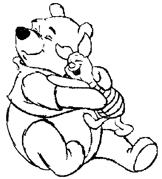 Winnie the Pooh Coloring Page - pooh and piglet | All Kids Network