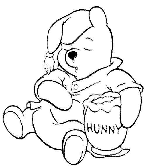 Winnie-the-Pooh Coloring Page