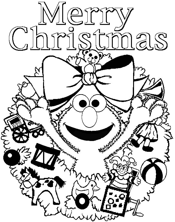 Christmas Stocking Coloring Page