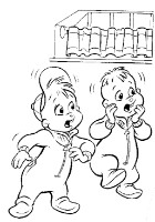Chipmunks Coloring Pages - Print Chipmunks Pictures to Color at