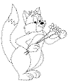 view cat with flowers.GIF