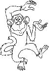 view monkey coloring