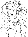 view barbie coloring page