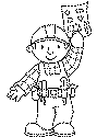view bob the builder coloring page