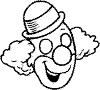 view clown face coloring.GIF