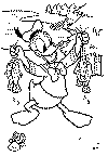 view donald duck coloring pages 1a