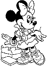 view minnie mouse coloring page 1a