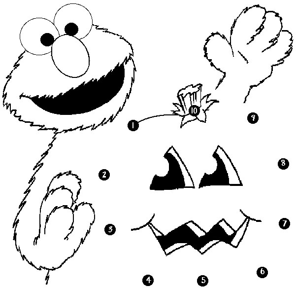 Elmo Coloring Pages - Print 