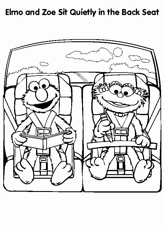 coloring pages for boys cars. view elmo zoe car