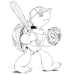 view franklin playing baseball
