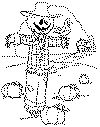 view scarecrow coloring