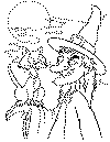 view witch with cat