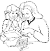 Mother's Day Present Coloring Page