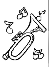 view trumpet notes coloring.GIF