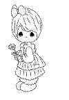 view girl with flower.GIF