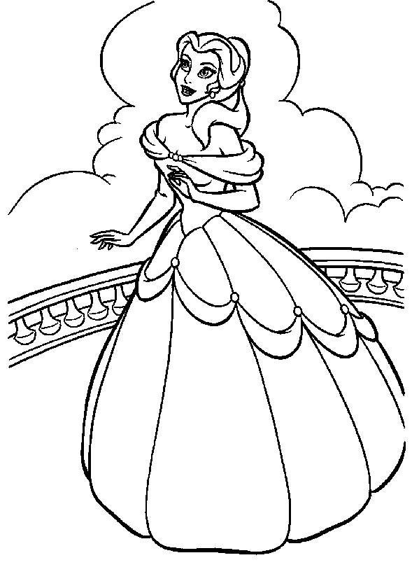 coloring pages princess