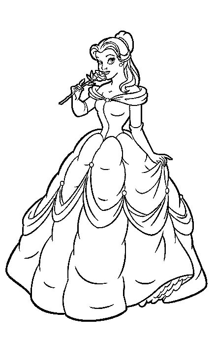 Princess Coloring Pages  Print Princess Pictures to Color 