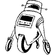 view robot on wheels
