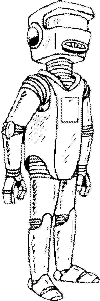 view robot standing