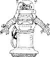 view robot with clamps