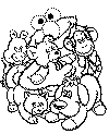 view sesame street elmo animals