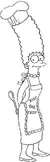 marge coloring pages