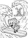 view sponge bob surfing