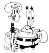 view squidward and mr krabs.GIF