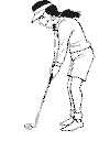 view lady golfing