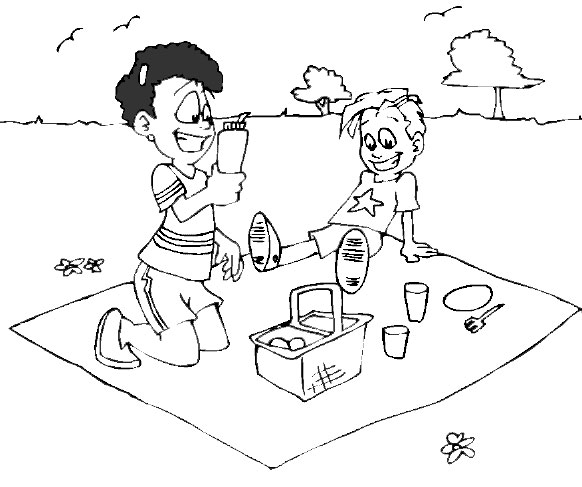 view summer picnic