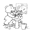 view teddy bear brush teeth