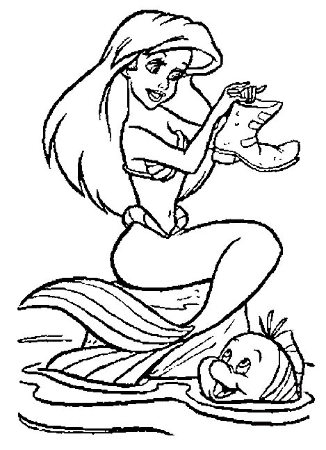 The Little Mermaid Coloring Pages