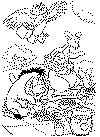 view pooh friends picinic