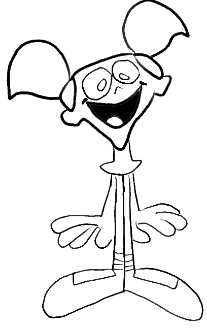 walter white dexters laboratory coloring pages - photo #22