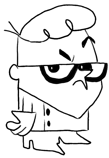 walter white dexters laboratory coloring pages - photo #21