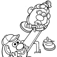 Mr. Potatohead Coloring Pages | All Kids Network