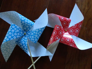 patriotic pinwheels craft