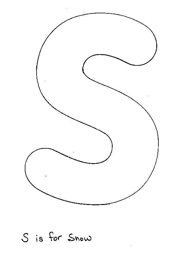 Template Letter S